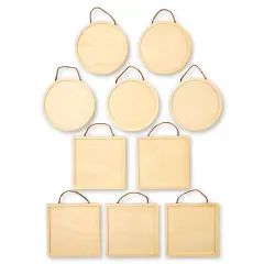 Martha Stewart&trade; 6" x 6" Plywood Plaques - 10 pc. - 68532