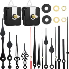 Clock Movement Mechanism with 5 Different Pairs of Hands Clock Repair Parts Replacement