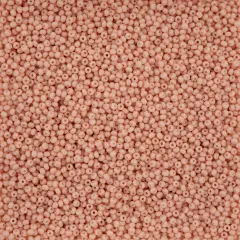 John Bead 11/0 Opaque Dyed Solgel Czech Glass Seed Beads, 250g Light Orange