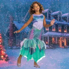 Kids Deluxe Little Mermaid Ariel Costume Disney Princess Outfit Small 4&ndash;6X