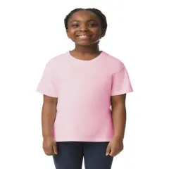 Gildan&reg; Youth Softstyle Short Sleeve Crew Neck T-Shirt LIGHT PINK