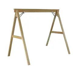 Hershy Way Sturdy A-Frame Stand for Hanging Porch Swings, Durable All Weather Pine, Amish Made