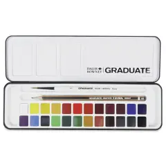 Daler-Rowney Graduate Watercolor Half Pans - Set of 24
