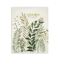 Stupell Industries Palm Leaves & Herbs Wall Plaque Art Design by Hannah Dawson