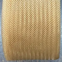 1 Yard Horsehair Braid Trim Stiff Crinoline Webbing for Dresses, Hats & Costumes 100% Nylon 2" Wide Champagne