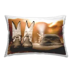 Stupell Industries Rustic Cowboy Fashion Indoor Pillow, 14 x 7 x 20