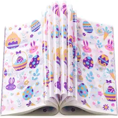 100 Pcs Easter Wax Paper for Food, Waterproof Oil-proof Parchment Paper Sheets, Wax Paper Sheets Deli Paper Sandwich Wrap