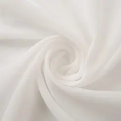 1 Yard Off White Solid Chiffon Fabric 58/60&Prime; Wide Rustic Sheer Decorative Bridal Wedding Backdrop Home D&eacute;cor