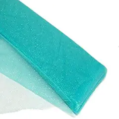 10 Yard Glitter Tulle Fabric Bolt 10 Yards Length for Wedding Party Decoration 54 Inch Width Aqua