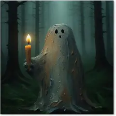 Moody Forest Spooky Poster