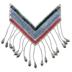 Medium Rio Rancho Chevron Epaulet Sequin Appliquet