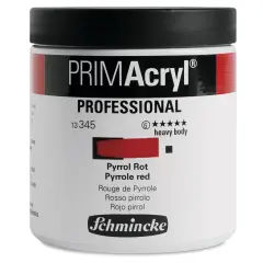 Schmincke Primacryl Professional Acrylic Paint - Pyrrole Red, 237 ml Jar