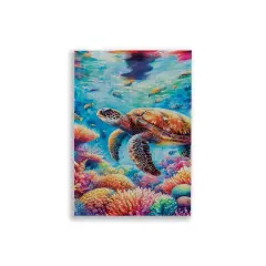 Turtle Burlap Garden Flag