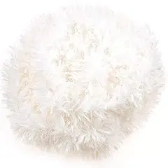 33FT Christmas Tinsel Garland,White Metallic Garland for Christmas Tree