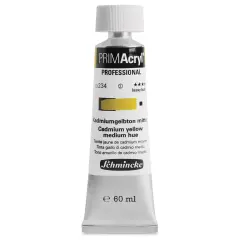 Schmincke Primacryl Professional Acrylic Paint - Cadmium Yellow Medium Hue, 60 ml Tube