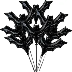 Bat Balloons Black Halloween Decorations