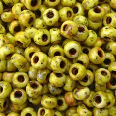 Picasso Canary Yellow Matte 22 Grams Miyuki 8/0 Seed Bead 22 Gram