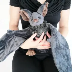 12" Large Bat Plush Toys, Creepy Goth Bat Stuffed Animal Lifelike Bats