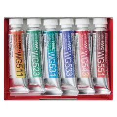 Holbein Artists' Watercolors- Set of 6, Granulating, Landscape, 5 ml