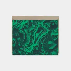 Malachite Green Luxe Note Cards