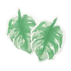 20 Green 12x9" Leaf Paper Beverage COCKTAIL NAPKINS Party Events Supplies