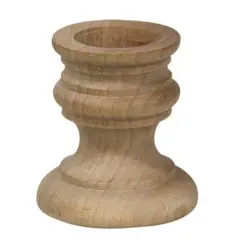 Natural Wooden Small Candle Cup Holder Ideal for Painting and Home Decoration
