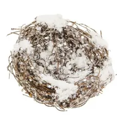 Snowy Sparkle Bird Nest