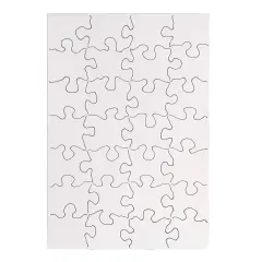 Compoz-A-Puzzle&reg;, 5 1/2" x 8" Rectangle, 28-Piece, Pack of 24