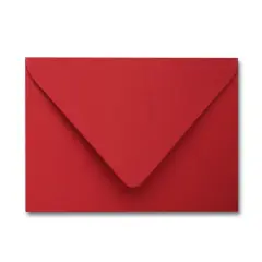 Colorplan VERMILLION - 91 Lb. / 135 gsm / 8 pts Matte Premium Cardstock Paper Text A2 Euro Flap Envelopes Bulk Pack of 250
