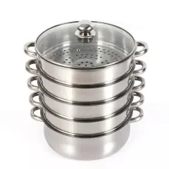 Kitcheniva 5 Tier Stainless Steel Steamer Cooker