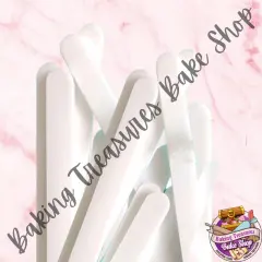 Acrylic Popsicle Sticks Solid Color White