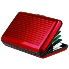 Kitcheniva Waterproof Credit Card Wallet Holder Red