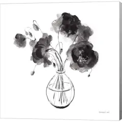 Garden Cuttings II Black by Danhui Nai 12" x 12" Canvas Wall Art