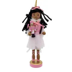 6" African American Clara Ballerina Nutcracker Ornament
