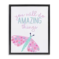 Stupell Industries You Will Do Amazing Things Floating Frame Design by Kim Allen