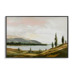 Stupell Industries Calm Scenic Landscape Framed Giclee Design by Max Maxx