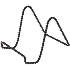 Bard's Twisted Black Wire Easel Stand, 4" H x 3.5" W x 5.5" D