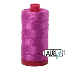 Magenta (2535) | 12wt Large Spool (325M / 356Y) | Aurifil Thread