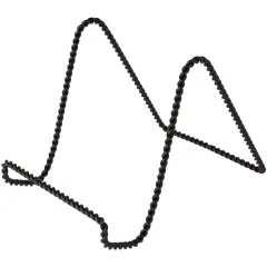 Bard's Twisted Black Wire Easel Stand, 6" H x 5.5" W x 8" D