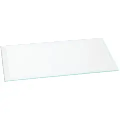 Plymor 3" x 6" Rectangle, 3mm Thick Beveled Clear Glass
