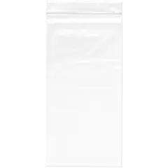 Plymor 5" x 10", 4 Mil Heavy Duty Zipper Reclosable Plastic Bags