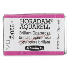 Schmincke Horadam Aquarell Watercolor - Brilliant Opera Rose, Full Pan
