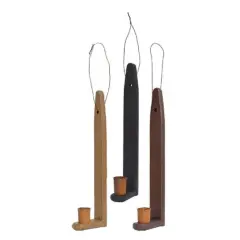 Multi Color Metal Taper Candle Wall Sconces and 3 Asst