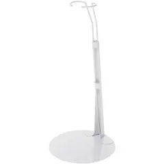 Kaiser 2625 White Adjustable Doll Stand, fits 15 to 18 inch Dolls, waist width adjusts from 1.5 to 1.875 inches