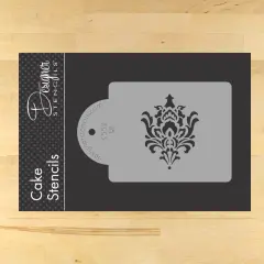 Filigree Damask Cake Stencil Side #2 | C552 by Designer Stencils | Cake Decorating Tools |