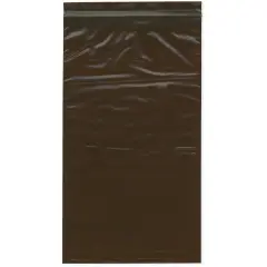 Plymor 8" x 14", 3 Mil Amber UV Zipper Reclosable Plastic Bags