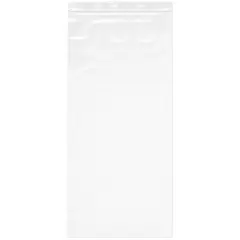 Plymor 8" x 18", 4 Mil Heavy Duty Zipper Reclosable Plastic Bags