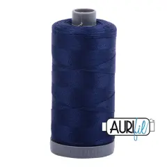 Dark Navy (2784) | 28wt Large Spool (750M / 820Y) | Aurifil Thread