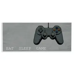 Stupell Industries Eat Sleep Game Hobby Wall Plaque Design by Kim Allen