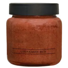 16 Ounce Brown Cinnamon Bun Paraffin Wax Jar Candle Perfect Addition to Any Space